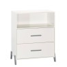 Trio lit 120x60 + commode + armoire Joy Gris