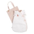 Pack gigoteuse naissance écrue + doudou mouchoir jardinier Botanica