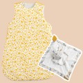 Pack gigoteuse naissance jaune + doudou mouchoir Promenons-nous