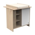 Duo lit 140x70 + commode Tokyo Blanc