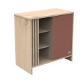 Duo lit 140x70 + commode Tokyo Terracotta