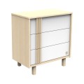 Duo lit 140x70 + commode Nature