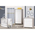 Armoire 2 potes Pure Blanc & Silex