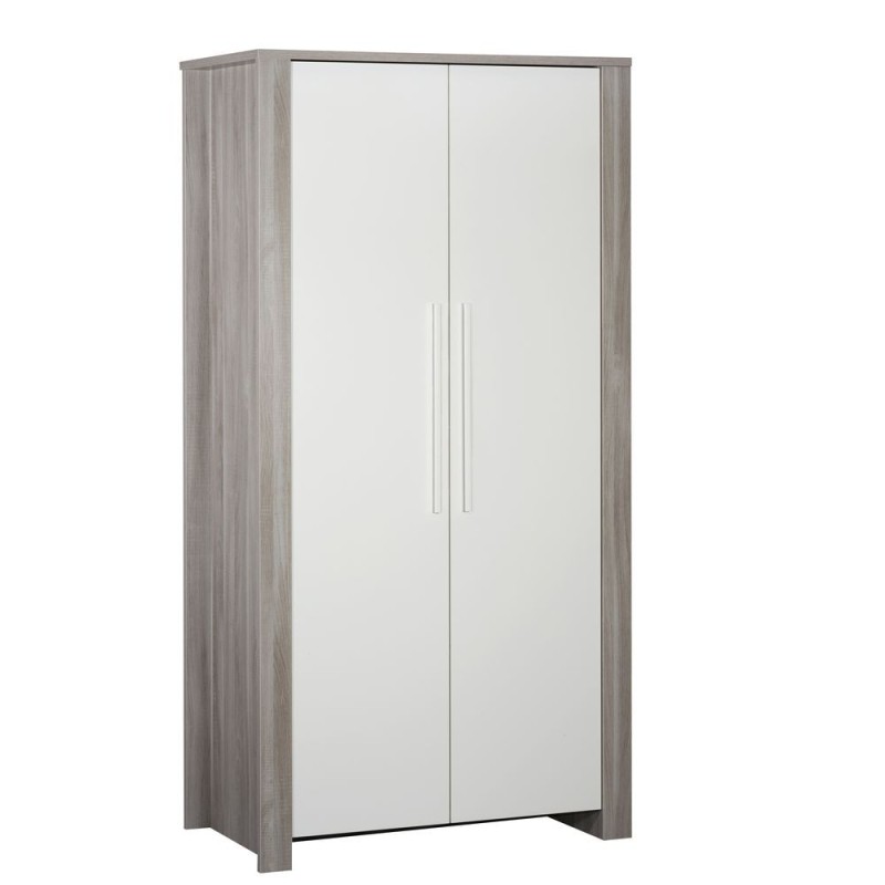 Armoire 2 potes Pure Blanc & Silex