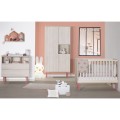 Lit bébé 120x60 Rose Opaline