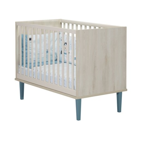 Lit bébé 120x60 Bleu Opaline