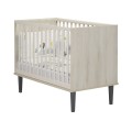 Lit bébé 120x60 Gris Opaline