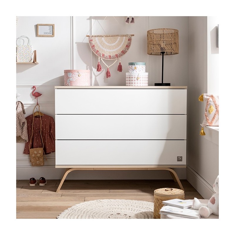 Duo lit 140x70 + commode Serena