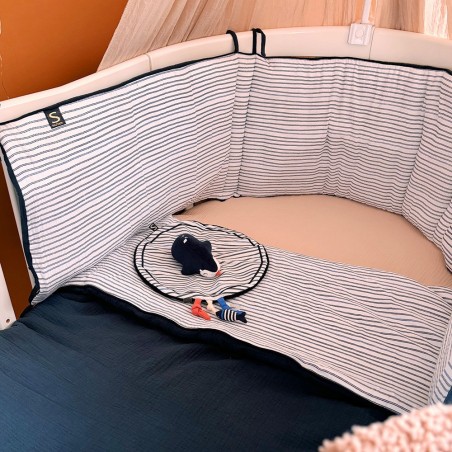 Pack dodo : couvre-lit et tour de lit Baby Sailor