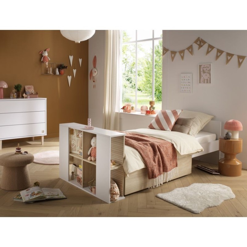 Lit bébé 120x60 transformable en 90x190 Paloma