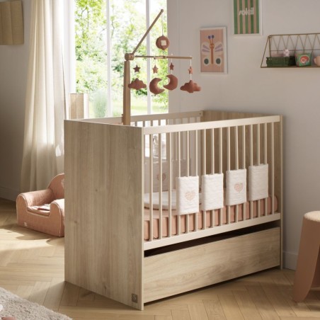 Lit bébé 120x60 Paloma Bois