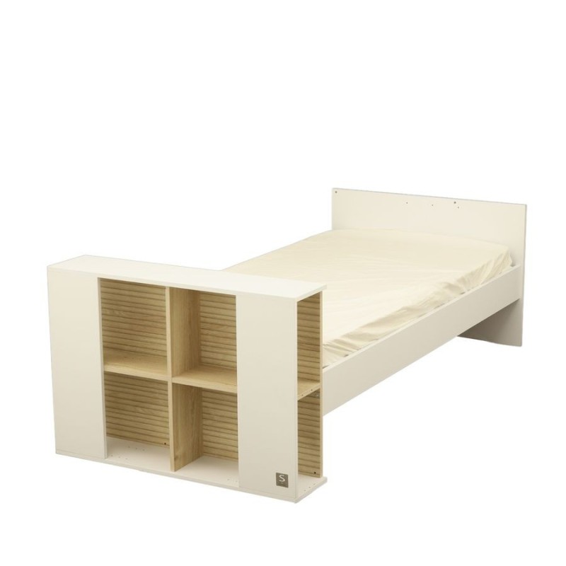 Duo M évolutif Paloma lit 120x60cm transformable + commode 3 tiroirs