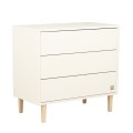 Duo M évolutif Paloma lit 120x60cm transformable + commode 3 tiroirs