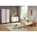 Duo XL Paloma évolutif lit 140x70cm + grande commode