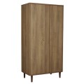 Armoire bébé 2 portes Mokka