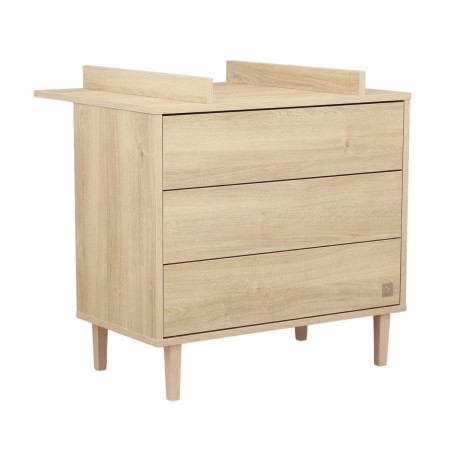 Dispositif à langer 15KG intégral - pour commode 3 tioirs Paloma Bois